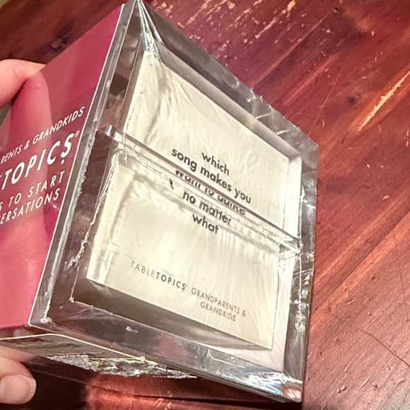 TableTopics GRANDPARENTS Conversation Starter Cube - Picture 3 of 3